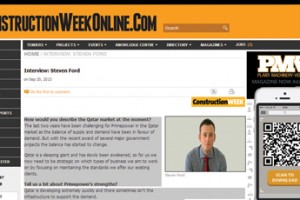 Constructionweekonline Interview: Steven Ford