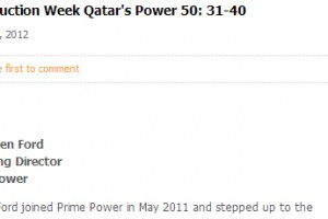 Construction Week Qatar's Power 50: 31-40